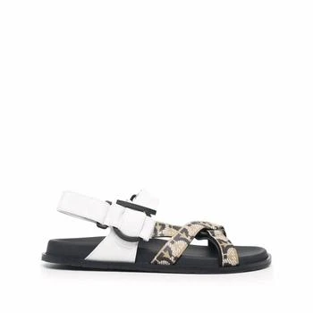 Salvatore Ferragamo | Women's Open Toe Buckled Sandals In White