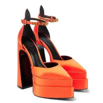 Versace | Versace Aevitas Pointy Platform Pumps, Brand Size 35 ( US Size 5 )