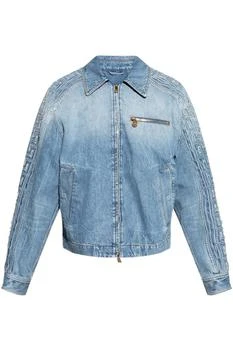Versace | Versace Embroidered Sleeve Denim Jacket