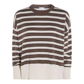 Brunello Cucinelli | Brunello Cucinelli Striped Knitted Jumper