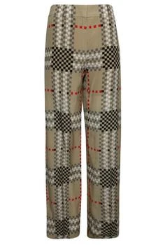 Burberry | Burberry Checked Straight Leg Pants