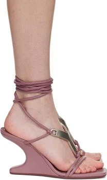 Rick Owens | Pink Concordians Cantilever 8 Hydra Heeled Sandals