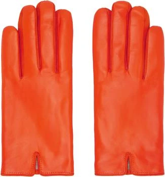 Handsome Stockholm SSENSE Exclusive Orange Essentials Gloves