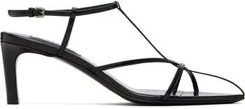 Jil Sander | Black Cage Heeled Sandals