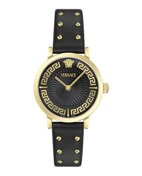 Versace | Greca Fortuna Leather Watch