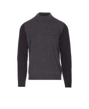 MAISON MARGIELA | Maison Margiela Two-Toned Turtleneck Knitted Jumper