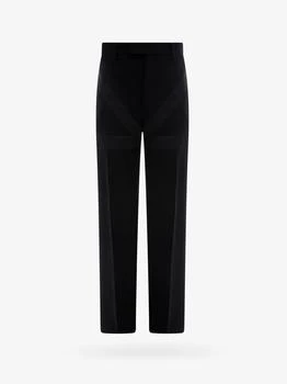 Salvatore Ferragamo | Virgin wool trouser with satin inserts