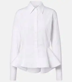 Stella McCartney | Peplum cotton poplin shirt