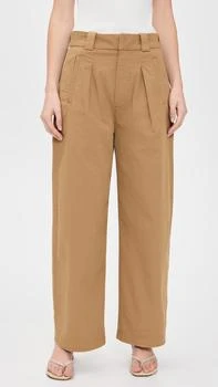 Citizens of Humanity Cara Cropped Pleated Trousers