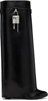 Givenchy | Black Shark Lock Tall Boots