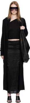 Rick Owens | Black Concordians Long Cardigan