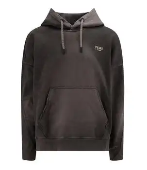 Fendi | Fendi Fendi Roma Lettering Drawstring Hoodie