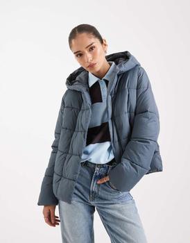 Shop Navy Sponge Wool Melton Chesterfield Coat on Sale at