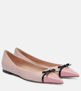 Valentino | Bepointy leather ballet flats