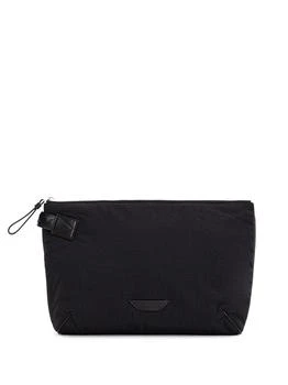 Bottega Veneta | Black Nylon Light Paper Pouch Bottega Veneta