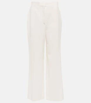 Stella McCartney | High-rise wide-leg twill pants