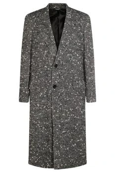 Dolce & Gabbana | Dolce & Gabbana Single-Breasted Herringbone Coat