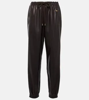 Stella McCartney | Faux leather sweatpants