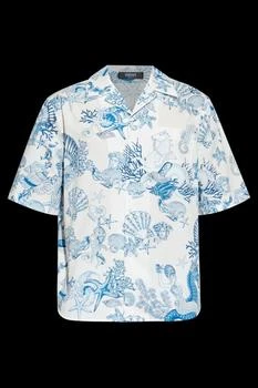 Versace | Versace Coral Theatre Allover Printed Short-Sleeved Shirt