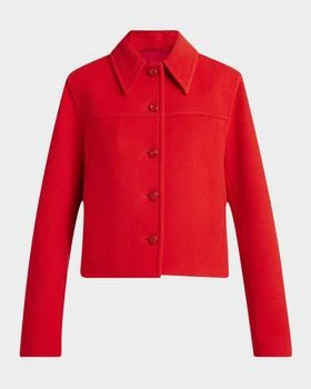 Jil Sander | Cropped Boxy Wool Jacket