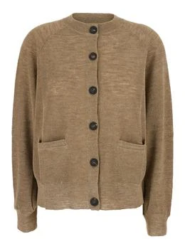 Brunello Cucinelli | Brunello Cucinelli Crewneck Long-Sleeved Cardigan