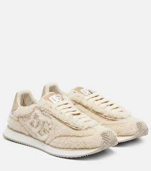 Dolce
Gabbana | DG Cushion shearling sneakers