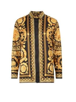 Versace | Versace Baroque Pattern Long Sleeved Shirt