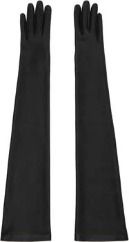Khaite | Black Remo Long Gloves