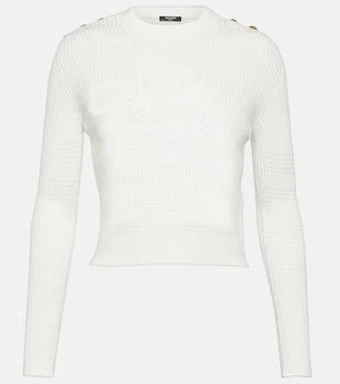 Balmain | Embellished knitted top