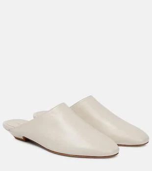 Khaite | Otto leather slippers