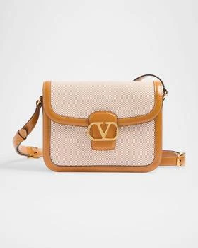 Valentino | Men
s 9 to 5 Canvas and Leather Shoulder Bag
