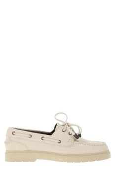 Brunello Cucinelli | Brunello Cucinelli Monili-Chain Slip-On Boat Shoes