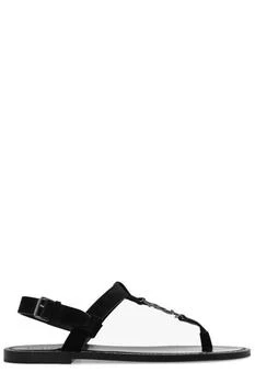 Yves Saint Laurent | Saint Laurent Cassandra Logo Plaque Sandals