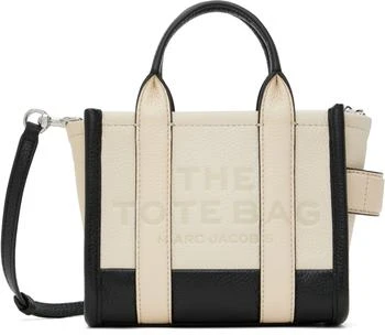 Off-White 
Black 
The Leather Crossbody
 Tote
