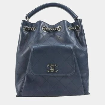 Chanel | Chanel Blue Leather Urban Luxury Backpack