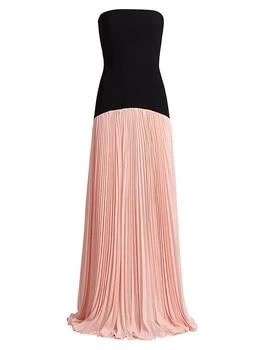 Josette Strapless Two-Tone Gown