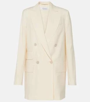 Max Mara | Double-breasted virgin wool blazer