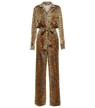 Dolce 
Gabbana | Animal-print silk-blend jumpsuit