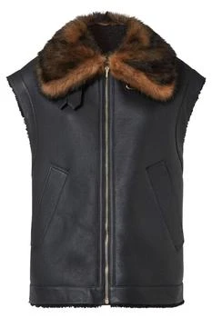 Fendi | Fendi FF Buckle Shearling Gilet