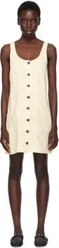 Beige Laney Denim Minidress