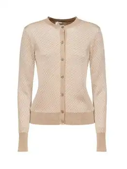 Fendi | Fendi Crewneck Buttoned Knitted Cardigan