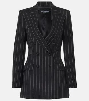 Dolce 
Gabbana | Striped wool blazer