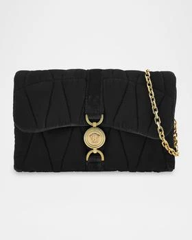 Versace | Kleio Mini Quilted Fabric Shoulder Bag