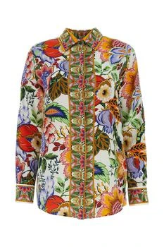 ETRO | Etro Floral Printed Long-Sleeved Shirt
