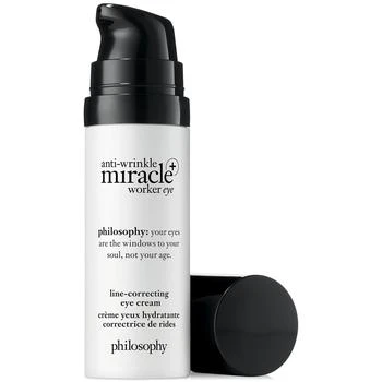 philosophy Anti-Wrinkle Miracle Worker+ Line-Correcting Eye Cream, 0.5-oz.