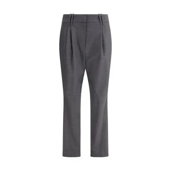 Brunello Cucinelli | Fleece Wool Casual Women's Pants