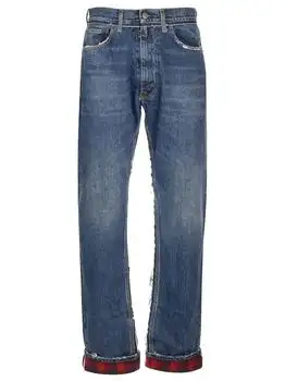 MAISON MARGIELA | Maison Margiela Pendleton Yoke Distressed Jeans