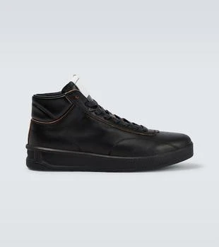 Jil Sander | High-top leather sneakers