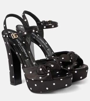 Dolce
Gabbana | Satin platform sandals