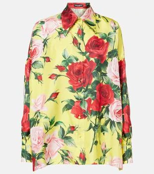 Dolce 
Gabbana | Floral silk shirt